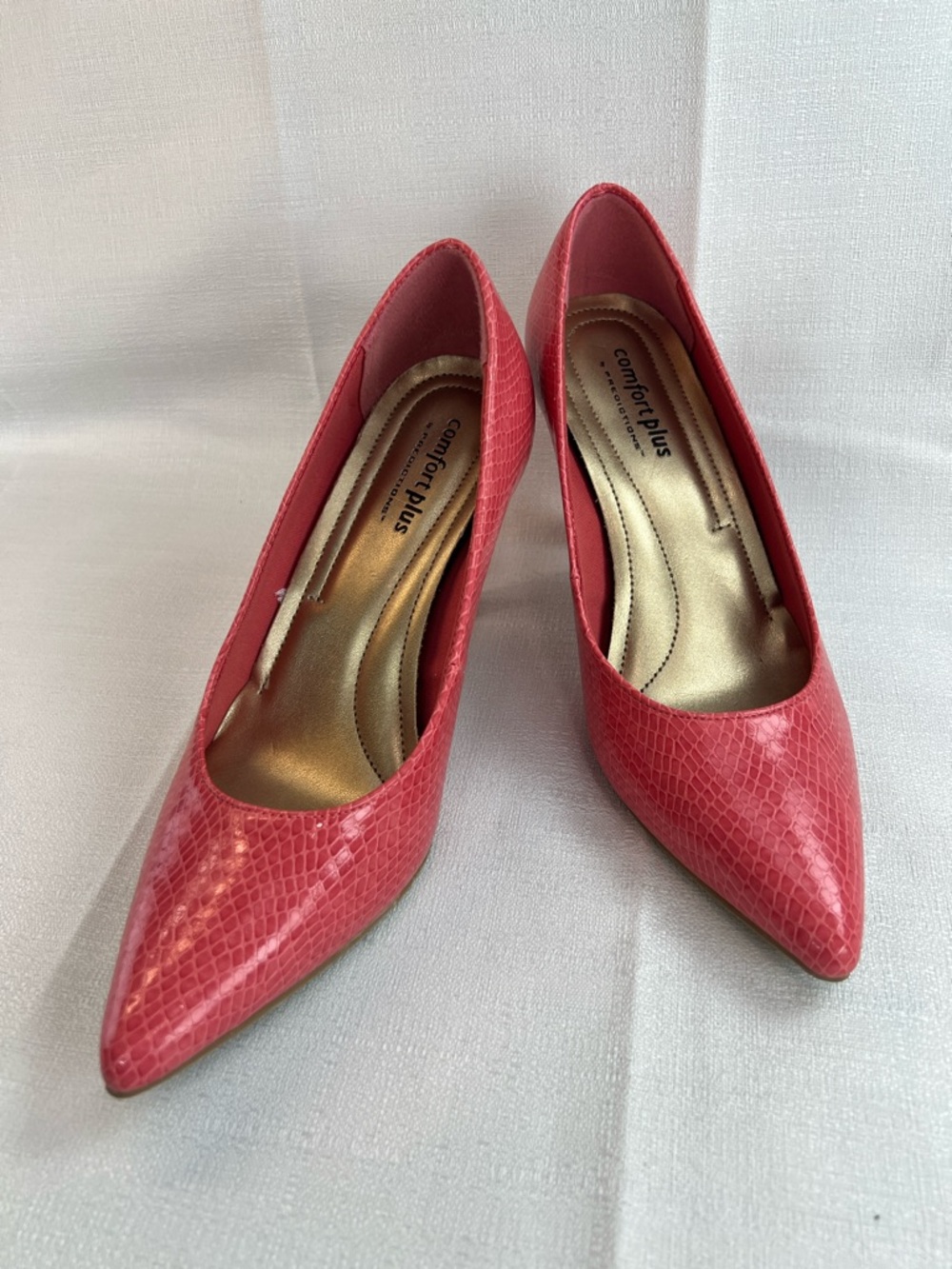 Comfort Plus, coral python, embossed heels - Picture 3 of 6